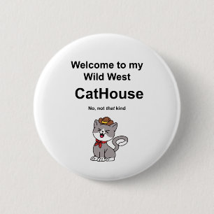 Macaron Rond 5 Cm Chat Whimsical