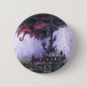 Macaron Rond 5 Cm Château du Dragon