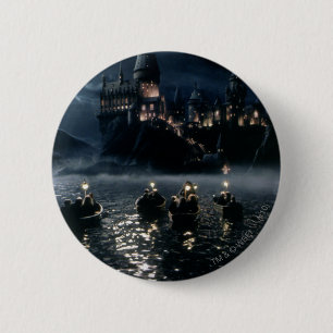 Macaron Rond 5 Cm Château Harry Potter   Arrivée à Poudlard