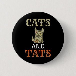 Macaron Rond 5 Cm Chats Et Tats Encre Tatouage Adulte