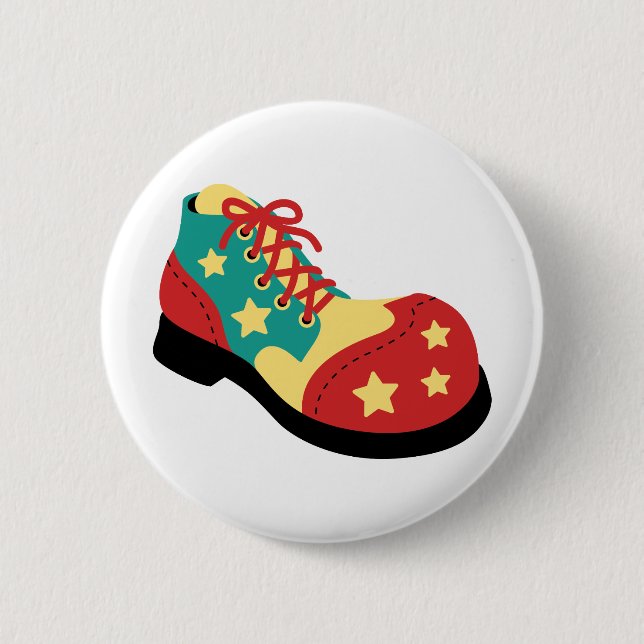 Macaron Rond 5 Cm Chaussure clown (Devant)