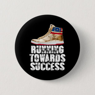 Macaron Rond 5 Cm Chaussures Trump Républicain Courant vers le succè