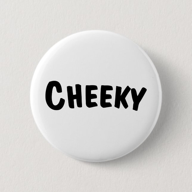 Macaron Rond 5 Cm Cheeky (Devant)