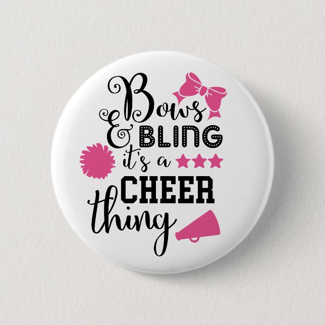 Macaron Rond 5 Cm Cheerled personnalisé (Devant)
