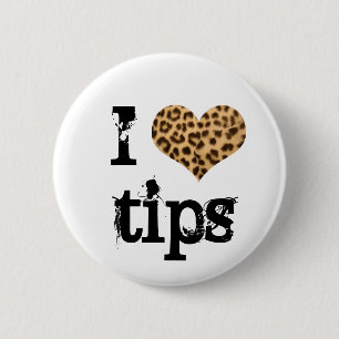 Macaron Rond 5 Cm cheetahheart-1