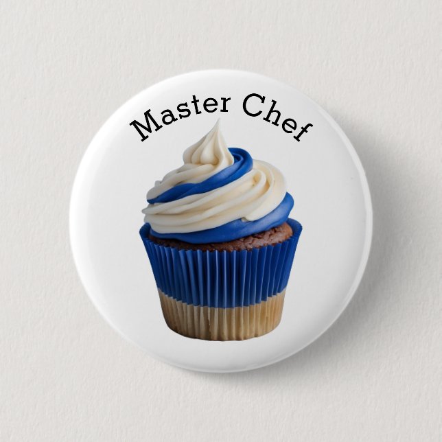 Macaron Rond 5 Cm Chef Cupcake (Devant)