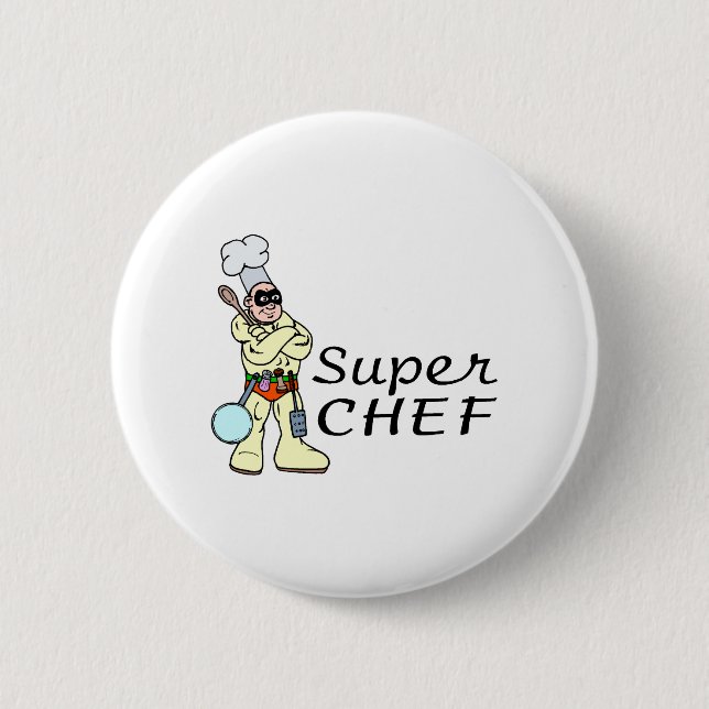 Macaron Rond 5 Cm Chef superbe (Devant)