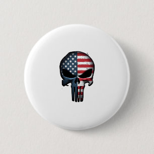 Macaron Rond 5 Cm Chemise 4 juillet pour femmes hommes drapeau améri