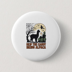 Macaron Rond 5 Cm Chemise d'alpaga Halloween Mignon Fantomatique Ani