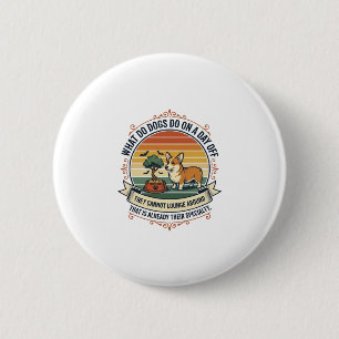 Macaron Rond 5 Cm Chemise de citation de gravure vintage de jour de 