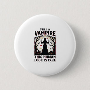 Macaron Rond 5 Cm Chemise de costume de vampire drôle d'Halloween dé