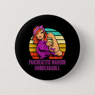 Macaron Rond 5 Cm Chemise de guerrier de pancréatite incassable
