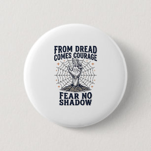 Macaron Rond 5 Cm Chemise de motivation d'horreur avec citation de c