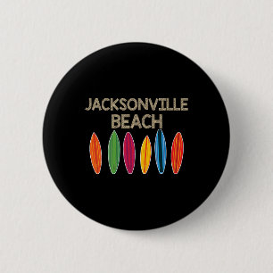 Macaron Rond 5 Cm Chemise de vacances en famille à Jacksonville Beac