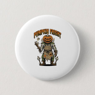 Macaron Rond 5 Cm Chemise d'horreur à citrouille Art de Halloween Ey