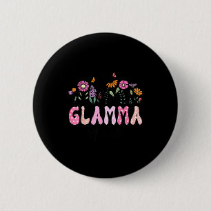 Macaron Rond 5 Cm Chemise Glamma Est Rose Fleur Sauvage Promue