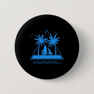 Macaron Rond 5 Cm Chemise Kaanapali Plage Kaanapali Maui Hawaï Vacan