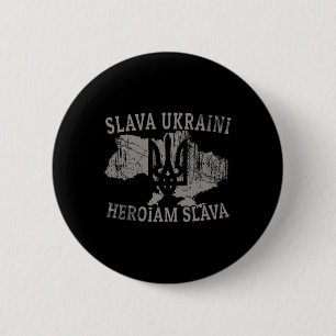 Macaron Rond 5 Cm Chemise Ukraine Ukrainien Zelensky Tryzub Militair
