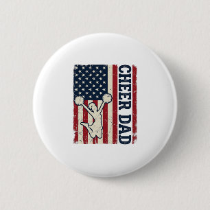Macaron Rond 5 Cm Chemise vectorielle drapeau américain patriotique