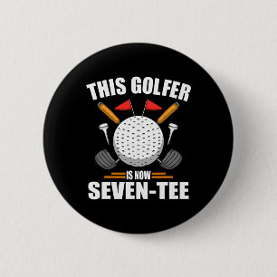 Macaron Rond 5 Cm Chemises De Golf Anniversaire Pour Hommes 70e Anné