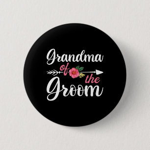 Macaron Rond 5 Cm Chemises de grand-mère du marié pour femmes 