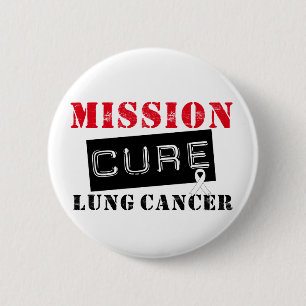 Macaron Rond 5 Cm Chemises et cadeaux de soutien de cancer de poumon