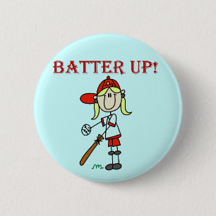 Macaron Rond 5 Cm Chemises et Cadeaux Fille Batter Up