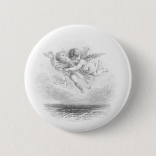Macaron Rond 5 Cm Cherubs