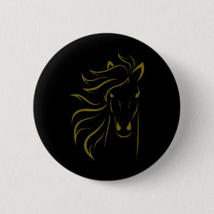 Macaron Rond 5 Cm Cheval Lover Cadeaux Femmes Equestre Hommes Horseb