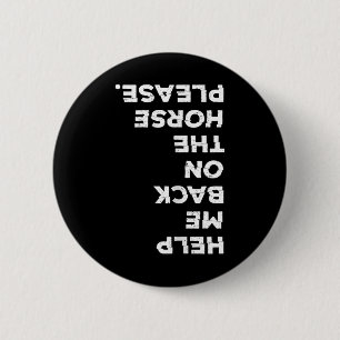 Macaron Rond 5 Cm Cheval Lover Horseck équitation Me Mettre Ck Sur M