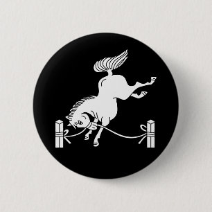 Macaron Rond 5 Cm Cheval Soma attaché
