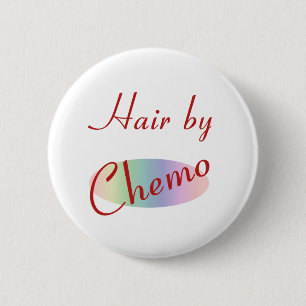 Macaron Rond 5 Cm Cheveux par chimio