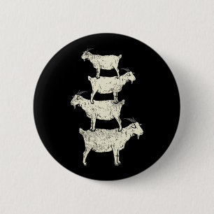 Macaron Rond 5 Cm Chèvre Retro