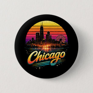Macaron Rond 5 Cm Chicago