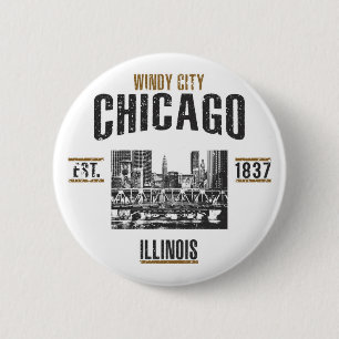 Macaron Rond 5 Cm Chicago