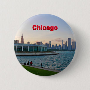 Macaron Rond 5 Cm Chicago Pin