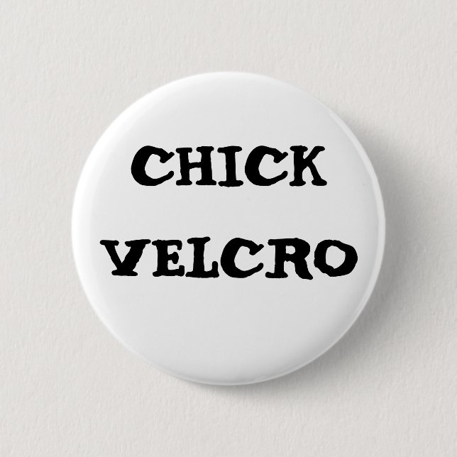 Macaron Rond 5 Cm Chick Velcro (Devant)