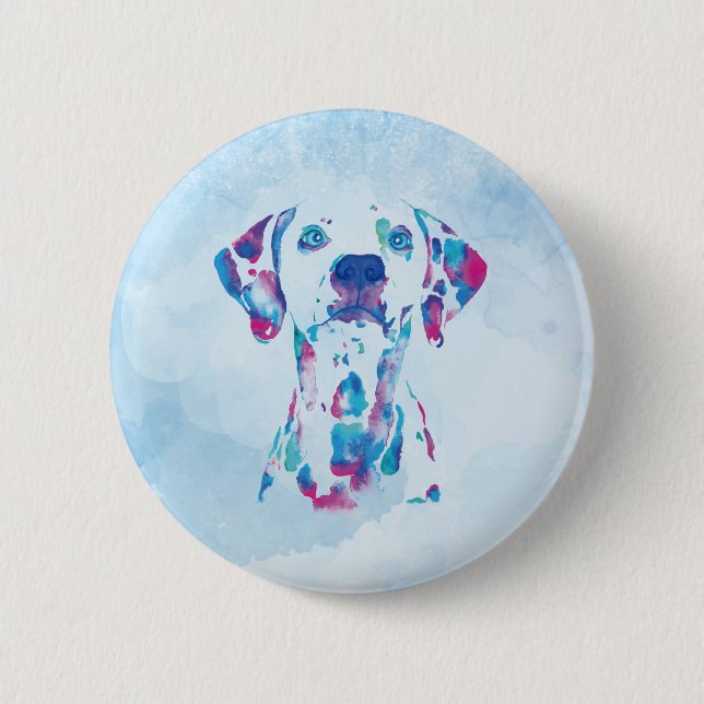 Macaron Rond 5 Cm Chien (Devant)
