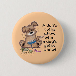 Macaron Rond 5 Cm Chien Chews Chaussures