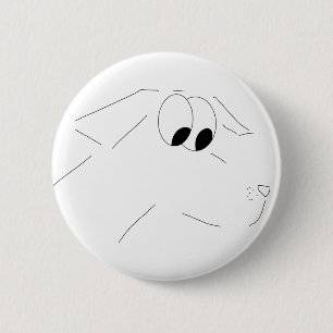 Macaron Rond 5 Cm Chien de bande dessinée