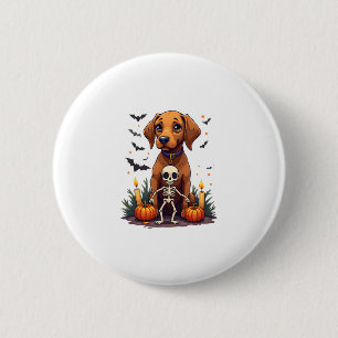 Macaron Rond 5 Cm Chien Vizsla Voodoo