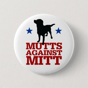 Macaron Rond 5 Cm Chiens contre le gant