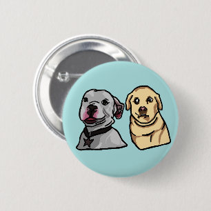 Macaron Rond 5 Cm Chiens Mignons Mèmes