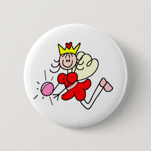 Macaron Rond 5 Cm Chiffre bouton féerique de bâton de boule de