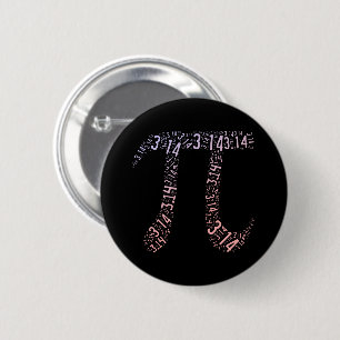 Macaron Rond 5 Cm Chiffres mathématiques des symboles Pi de dégradé 