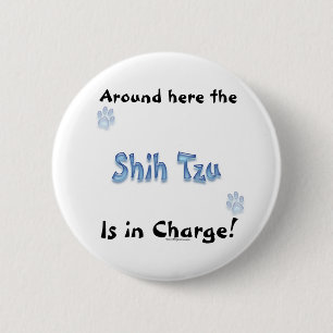 Macaron Rond 5 Cm Chih Tzu Charge - Bouton