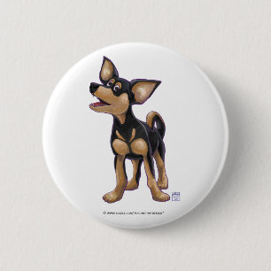 Macaron Rond 5 Cm Chihuahua Cadeaux et accessoires