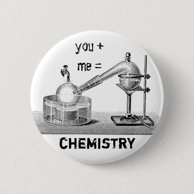 Macaron Rond 5 Cm Chimie (Devant)