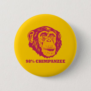 Macaron Rond 5 Cm Chimpanzé de 98%