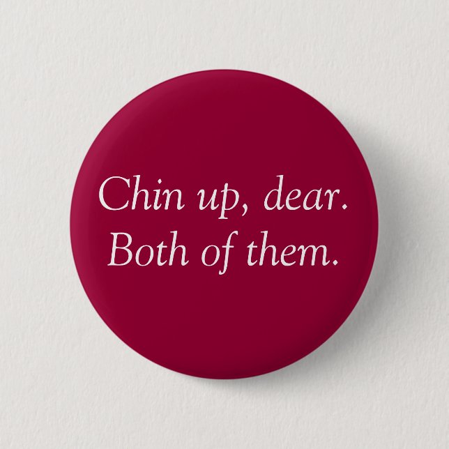 Macaron Rond 5 Cm "Chin" se boutonnent (Devant)